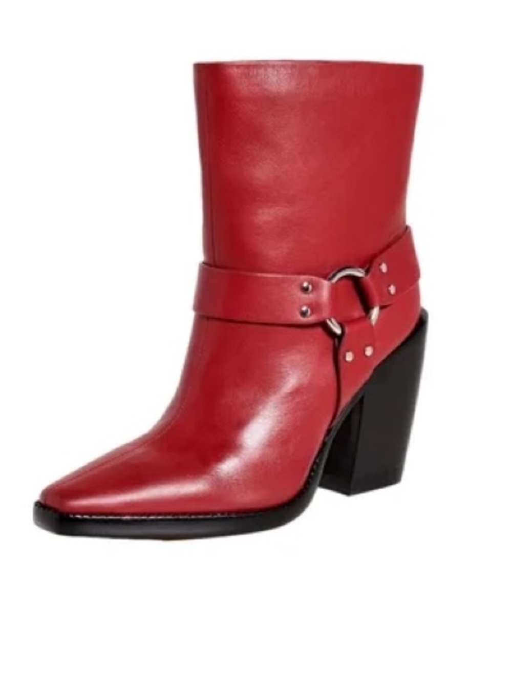 Rag & Bone NEW Red Ankle Leather Western Boots